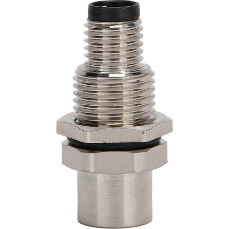 M8-I4 Messing-Industriesteckverbinder-Adapter, M8 IP67 wasserdichter Steckverbinder, 4-poliger Steckeradapter