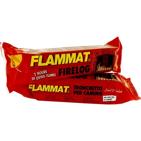 10 x TRONCHETTO P/STUFE E CAMINI FLAMMAT 1 KG (1/3)