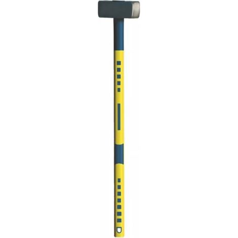 Masse couple 4 kg emmanchée fibre de verre – Résistante aux chocs – Confort ergonomique – Pour démolition et compactage – Mercier