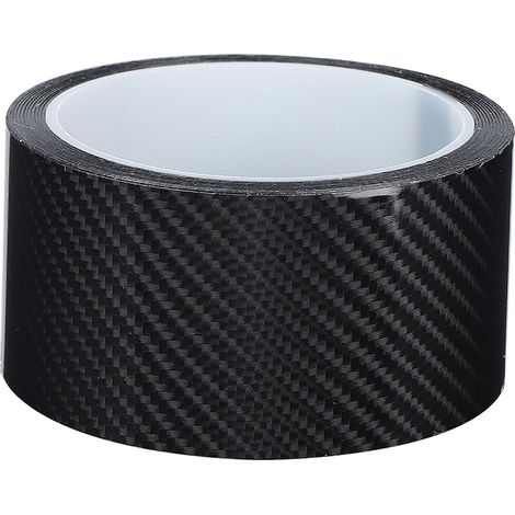 Bandes de Fibre de Carbone Anti-rayures en Fibre de Carbone Autocollant de Garde de Bord de Porte de Voiture Film de Protection Bande de Vinyle(5CM3M) (1/5)