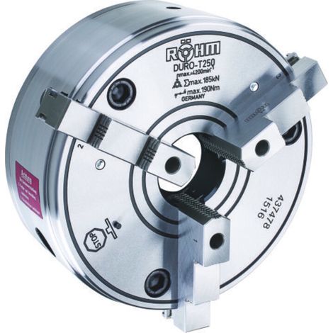 Röhm DURO-T 200, KK 5, ISO 702-3, Stehbolzen und Bundmutter, einteilige Umkehrbacken - 437504 (1/2)
