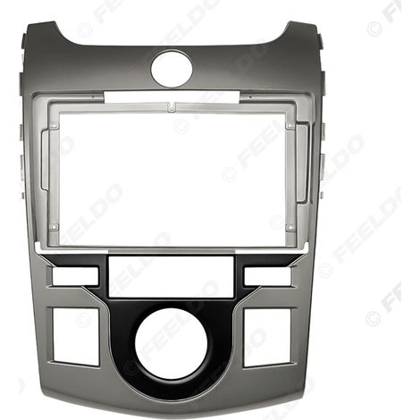 Applicable to Kia Forte 2009-2012: modified front panel frame, large screen Android navigation panel and speaker frame (9 inches). (1/4)