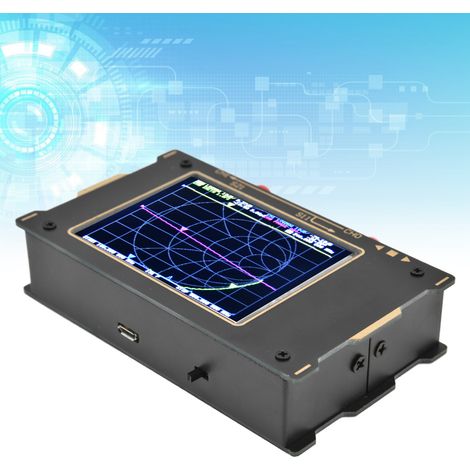 3,2-Zoll-V2-Vektornetzwerkanalysator. Unterstützt Frequenzen von 50 kHz bis 3 GHz. (1/5)