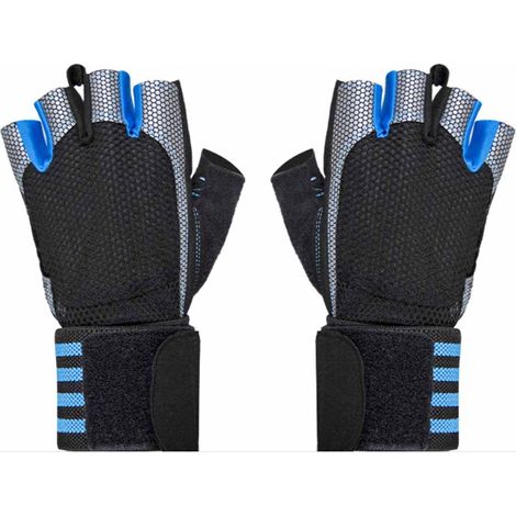 Gants De Musculation - Renfort Du Poignet - Protection Des Paumes - Pour Salle De Sport Et Entraînement - Par Paire (1/5)