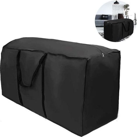 Sac de rangement pour coussins Grand sac de rangement extérieur en tissu Oxford Sac de rangement extérieur à fermeture éclair résistant et imperméable (1/3)