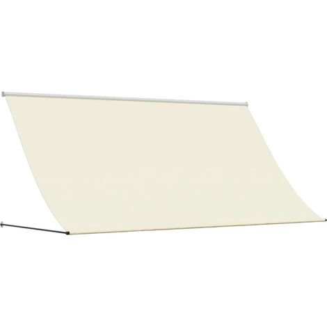Maison Exclusive - Markise Einziehbar Creme 300x150 cm Stoff und