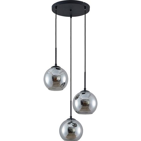 [GEBRAUCHT] B-Ware Lindby Jurian Pendelleuchte Hängelampe Deckenlampe Lampe Licht 3 Flg E27 Schw416
