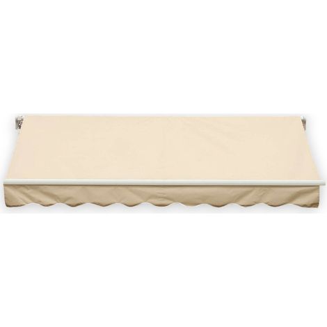 Tende da sole idrorepellente con bracci retrattili cm 295x250 finitura beige - Fraschetti (1/5)