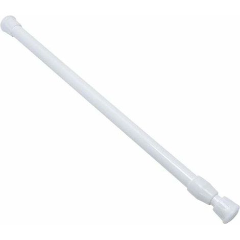 Tringle à rideau télescopique réglable 40-70 cm – Fer et plastique – Installation sans outil – Pour douche, fenêtres et armoires (1/5)