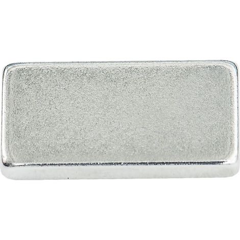 Magnet 20 x 10 x 3 mm, N35, 6 Stück Schrauben & Dübel (1/3)