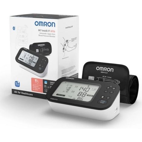 Monitor de presión arterial para brazo Omron M7 INTELLI IT AFIB (1/4)