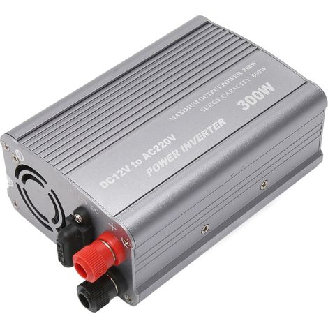 Convertisseur de Tension 12V/220V 300W pour Camping-Car, Onduleur Voiture avec Prise CA (1/5)