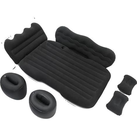 Matelas de voyage, lit gonflable, compact pour une utilisation en extérieur, noir (1/2)