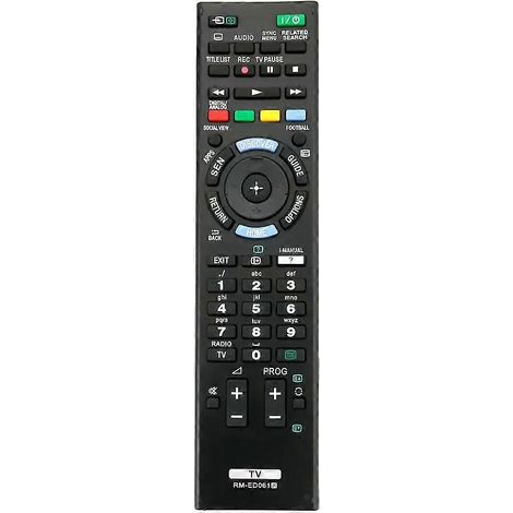 Nouvelle télécommande de remplacement RM-ED061 pour téléviseurs Sony KDL-42W706B, KDL-32W706B et 50W829B. (1/5)