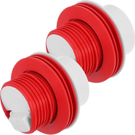 Lot de 2 désodorisants pour tapis d'égout, tête d'évier, bouchon anti-fuite, vanne de vidange pour éliminer les odeurs de tuyaux en PVC-Chrom (1/5)