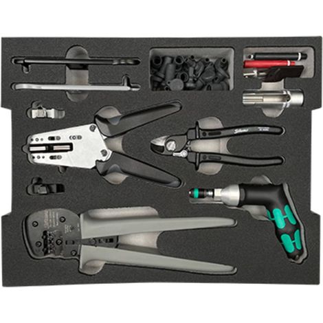 Valigetta per utensili per MC4 e MC4-EVO 2 32.6126 Stäubli Contenuto: 1 KIT