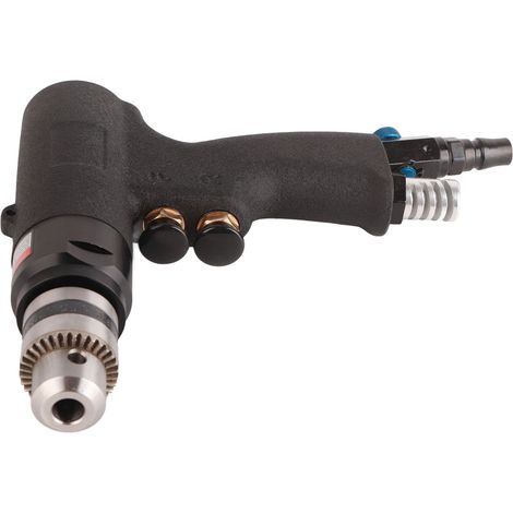 Perceuse pneumatique à alliage, outil industriel à air 3/8in, forets 1,5-10mm, 1500tr/min, rotation droite/gauche CW/CCW, usage professionnel. (1/5)