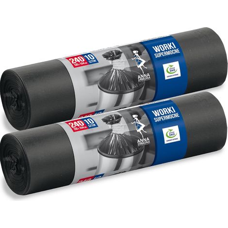 Sac Gravat Poubelle Conteneur 240l Ultra Resistant Sacs Jardin (1/5)