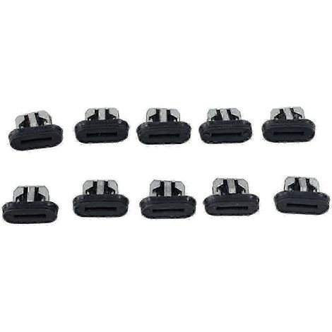 10 clips de fixation inférieurs pour moulure de bas de caisse de porte Tesla Model 3 (1/5)