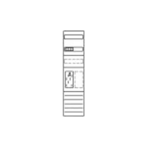 Eaton Emplacement de compteur, 1 compartiment, équipé, version M17B0013, 113068