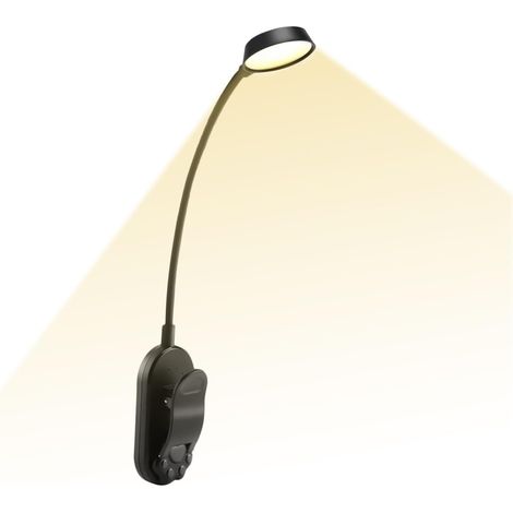 Lampe De Lecture À Pince 3 Modes Lumière Ajustable Et Pliable (1/5)