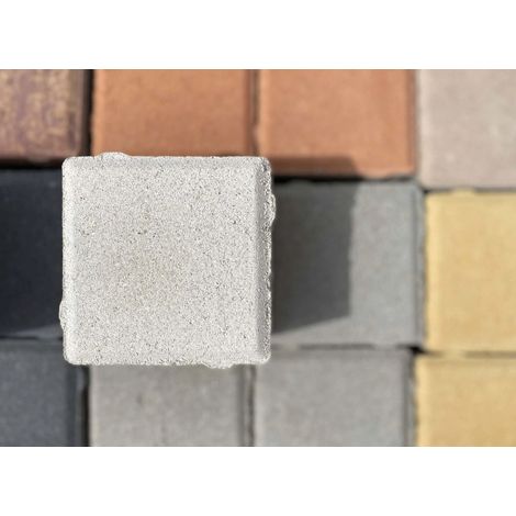 Adoquines Vetonek / 594 ud = 5.94 m² / 10x10x8 cm. / Gris claro (1/5)