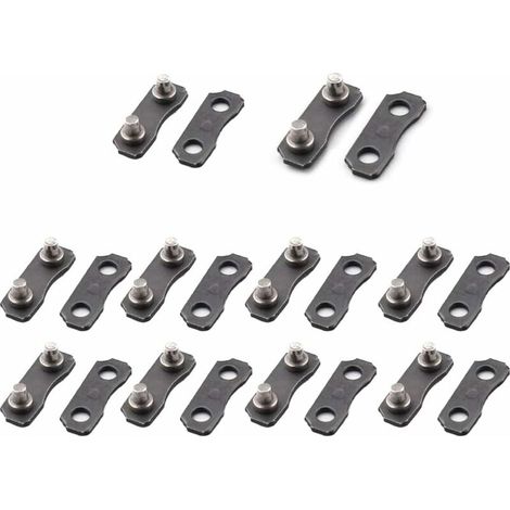 Kit di riparazione per catene di motoseghe da 10 pezzi per motoseghe con maglie principali da 3/8-LP, cinghie di misurazione e strumenti di misurazione - Altamente corrispondenti all'originale