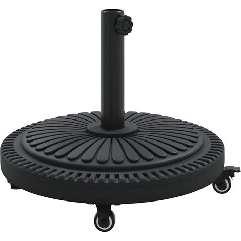 Pied de parasol Art déco Noir Ø 45 x 39.5 cm Fer