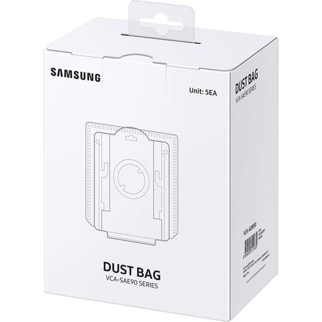 Pack de 5 bolsas filtrantes para Samsung Clean Station™ - VCA-ADB90