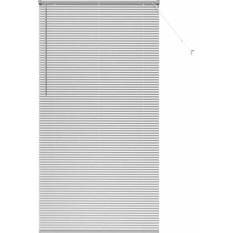 Maison Exclusive - Persianas venecianas Manual Plateado 220 x 115