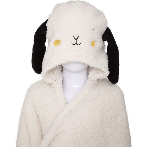 Plaid enfant à capuche mouton blanc Atmosphera (1/5)
