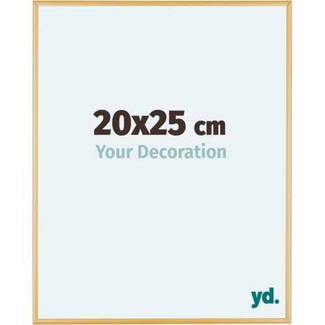 yd. - Cadre photo 20x25 - Or Vintage - Aluminium - Kent