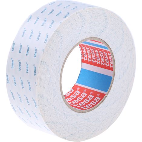 Ruban tissé double face Blanc Tesa 4943, 50mm x 50m x 0.1mm 7,7 N/cm ( Prix pour 1 )