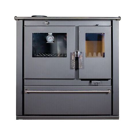 Cucina a Legna con Forno Verso CS Plus 7.7 kW Nero – Uscita Sinistra (1/5)