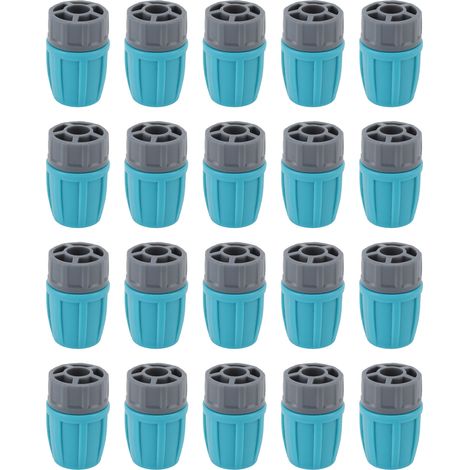 15 raccords à écrous autobloquants pour tubes d'irrigation 16 mm, en PE durable, anti-vieillissement, résistant aux acides et écologique. (1/5)