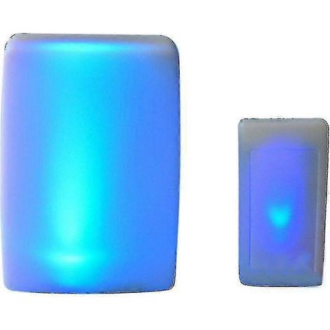 Sonnette sans fil puissante avec musique et flash lumineux, idéale pour les personnes âgées ou sourdes. Service de sonnette avec pager. (1/4)
