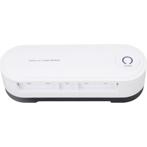 UV-Sterilisator für Zahnbürsten, trocknet und sterilisiert, batteriebetrieben mit Ladekabel für den Heimgebrauch. Wiederaufladbar und desinfizierend. (1/5)