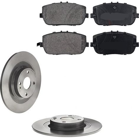 KIT FRENI POSTERIORI compatibile con MAZDA MX-5 IV (ND) - DISCHI + PASTIGLIE OEM: FDB1894 / 18491 /SOSTITUZIONE DIRETTA/BASSA POLVERE/SILENZIOSO (1/5)
