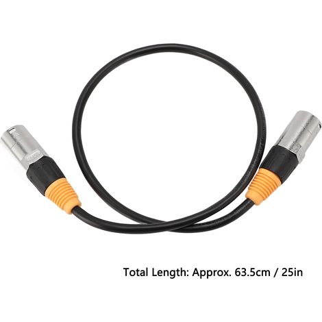 Ortviai Câble Ethernet RJ45 mâle-mâle 63,5 cm, étanche IP65, blindé, boîtier en alliage d’aluminium (1/4)