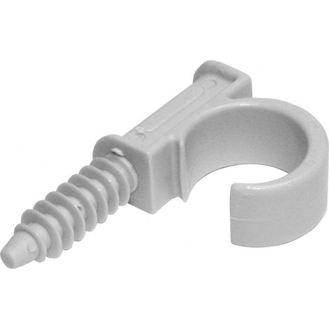 Set di 10 fascette semplici a compressione in PVC hta D.16 per tubo QUICK PLOMBERIE