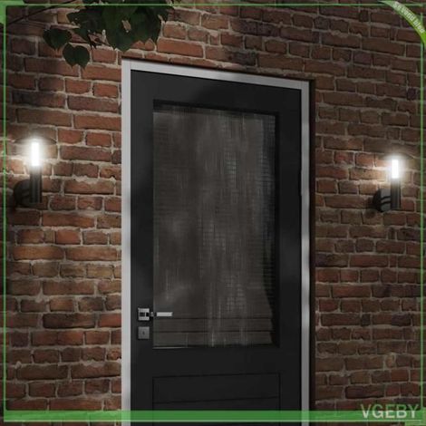 4006240 Applique murale d'extérieur noir acier inoxydable (1/5)