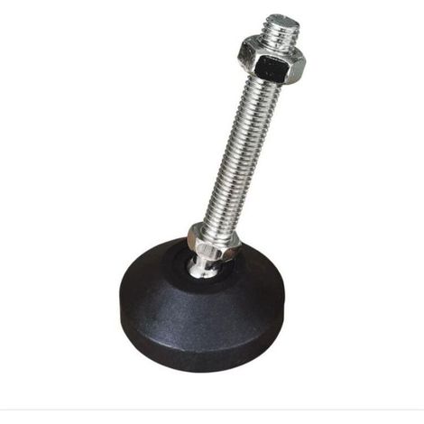 8 pièces M10x80 mmxØ 40 mm, Lot de 8 pieds de réglage M10x80 mm,Vis de réglage,Pied de meuble,Peut être porté,Pieds réglables,Support de réglage,Angle maximum 20 ° (1/5)