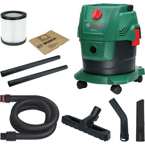 Aspirador universal trineo BOSCH - PAS 15-200 - 1200W - 30 l/s - Depósito 15L - 200 mbar