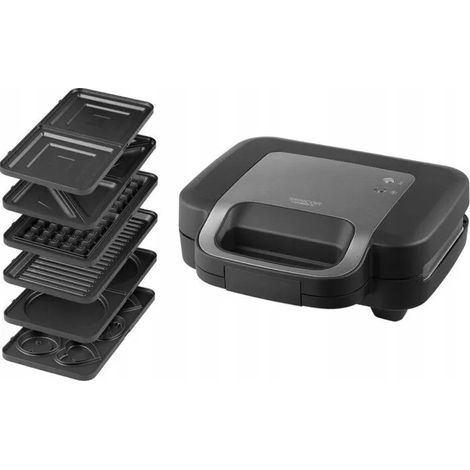 Apparecchio da cucina Sencor ssm 9860bk 1000W piastre sandwich waffle (1/3)