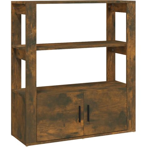 Maison Exclusive - Aparador madera contrachapada color roble ahum