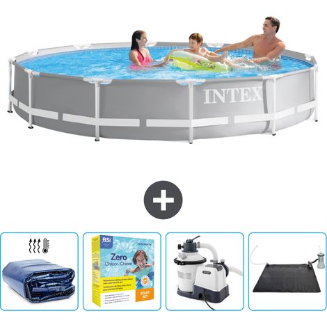 Prism Frame Pool Rund - 366x76 cm - 5-teilig SCB69 (1/5)