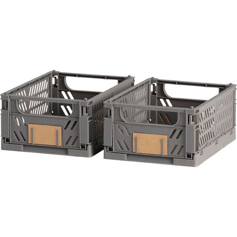 Caja de Almacenaje Plegable 17x12.5x7cm Set de 2 Piezas (1/5)