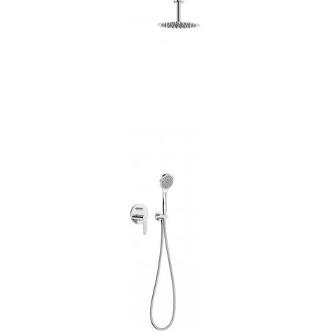 Kit de douche encastré Chromé - TRES 20418005