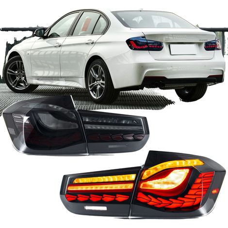 Conjunto de luz trasera, material impermeable, potencia de 35 W, voltaje de 12 V, intermitente secuencial, compatible con la Serie 3 F30/F80/M3 (2013-2018). (1/5)