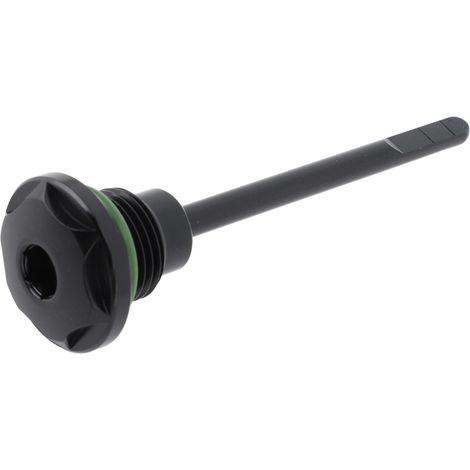 Bouchon de remplissage de Transmission, jauge 37075 87, réservoir d'huile de moto en aluminium pour Touring Trike 1987 – 2006 noir. (1/4)